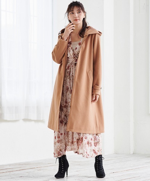 RANAN（ラナン）の「花柄シフォンカシュクールワンピース