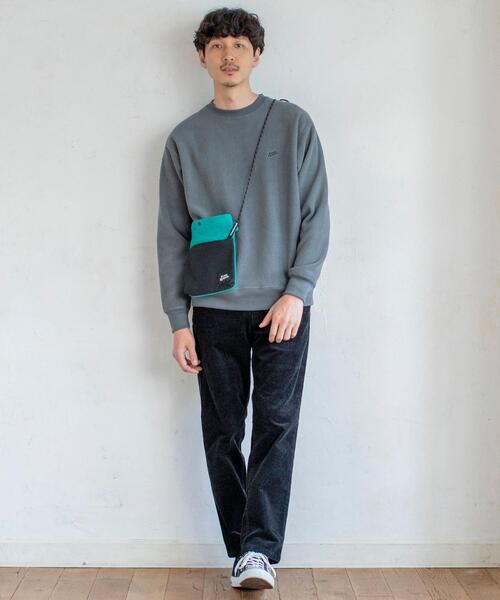 coen（コーエン）の「FreeSpeech(フリースピーチ)別注マイクロフリースサコッシュ（ショルダーバッグ・メンズ・オフホワイト/ブラック/グレー/ケリー/パープル・FREE）」の14枚目の写真