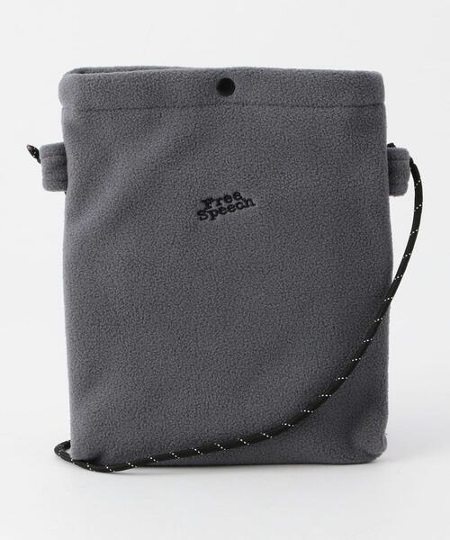 coen（コーエン）の「FreeSpeech(フリースピーチ)別注マイクロフリースサコッシュ（ショルダーバッグ・メンズ・オフホワイト/ブラック/グレー/ケリー/パープル・FREE）」の22枚目の写真