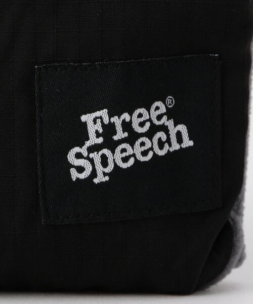 coen（コーエン）の「FreeSpeech(フリースピーチ)別注マイクロフリースサコッシュ（ショルダーバッグ・メンズ・オフホワイト/ブラック/グレー/ケリー/パープル・FREE）」の20枚目の写真