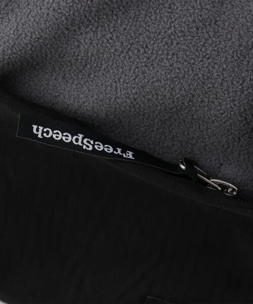 coen（コーエン）の「FreeSpeech(フリースピーチ)別注マイクロフリースサコッシュ（ショルダーバッグ・メンズ・オフホワイト/ブラック/グレー/ケリー/パープル・FREE）」の17枚目の写真