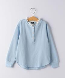 green label relaxing（グリーンレーベルリラクシング）の「【キッズ】ドライワッフル フェイクパール プルオーバー（Tシャツ/カットソー・キッズ）」