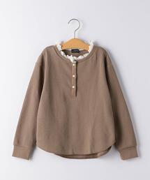 green label relaxing（グリーンレーベルリラクシング）の「【キッズ】ドライワッフル フェイクパール プルオーバー（Tシャツ/カットソー・キッズ）」