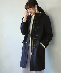 ブランド古着 Global Work グローバルワーク レディース のダッフルコート ブルー ネイビー 青色系 無地 古着通販 Zozoused