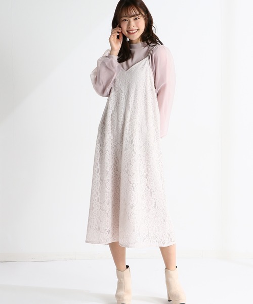 ハニーミーハニー白花柄レースワンピ♡スナイデルレストローズイングマーキュリー系 s-l400.jpg