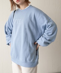 【FILA】【Chillfar 別注】デザインロゴ刺繍ビッグスウェット