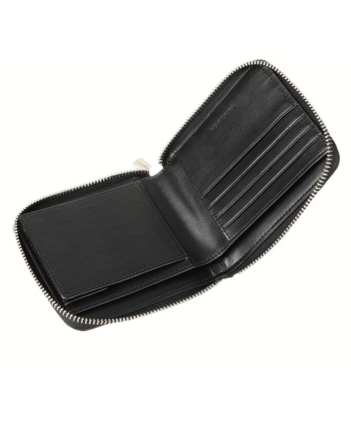 VANQUISH（ヴァンキッシュ）の「【VANQUISH/ヴァンキッシュ】　アドバンレザー牛革　二つ折りZIP財布（財布・メンズ・ワイン/ダークグリーン/グレー/ダークブラウン/ネイビー・FREE）」の12枚目の写真