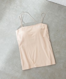 パット付レイヤードキャミソール