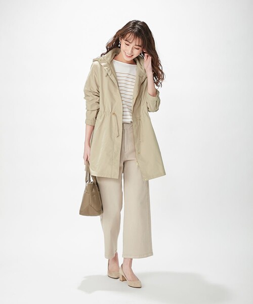 J.PRESS(ジェイプレス)の「【洗える】バスクボーダー プルオーバーカットソー(Tシャツ/カットソー・レディース・サックスブルー系1/黄土色系1/ホワイト系1・T15/T13)」の12枚目の写真