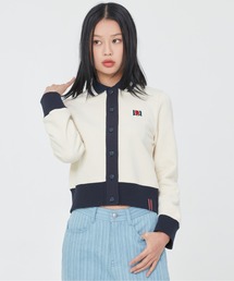 【ROMANTIC CROWN】WOMAN COTTON CARDIGAN / ロマンティッククラウン ウィメンズ コットン ショート カーディガン
