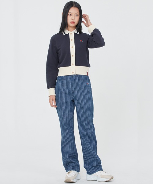 ROMANTIC CROWN(ロマンティッククラウン)の「【ROMANTIC CROWN】WOMAN COTTON CARDIGAN / ロマンティッククラウン ウィメンズ コットン ショート カーディガン(カーディガン/ボレロ・レディース・ネイビー/オートミール・MEDIUM/SMALL)」の18枚目の写真
