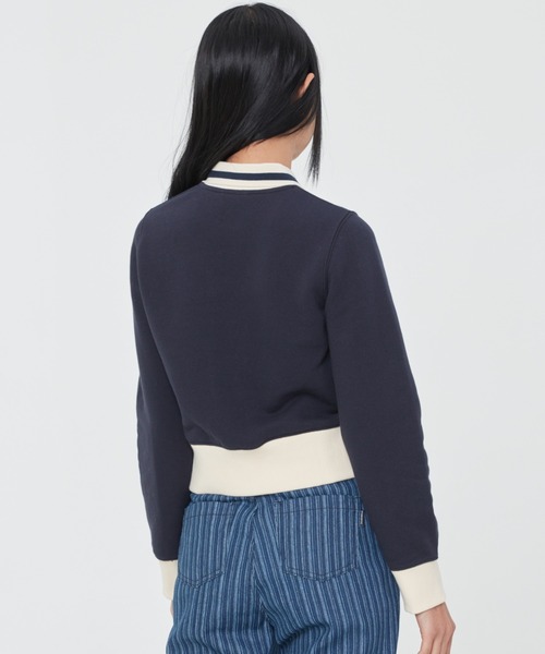 ROMANTIC CROWN(ロマンティッククラウン)の「【ROMANTIC CROWN】WOMAN COTTON CARDIGAN / ロマンティッククラウン ウィメンズ コットン ショート カーディガン(カーディガン/ボレロ・レディース・ネイビー/オートミール・MEDIUM/SMALL)」の17枚目の写真