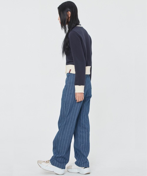 ROMANTIC CROWN(ロマンティッククラウン)の「【ROMANTIC CROWN】WOMAN COTTON CARDIGAN / ロマンティッククラウン ウィメンズ コットン ショート カーディガン(カーディガン/ボレロ・レディース・ネイビー/オートミール・MEDIUM/SMALL)」の19枚目の写真