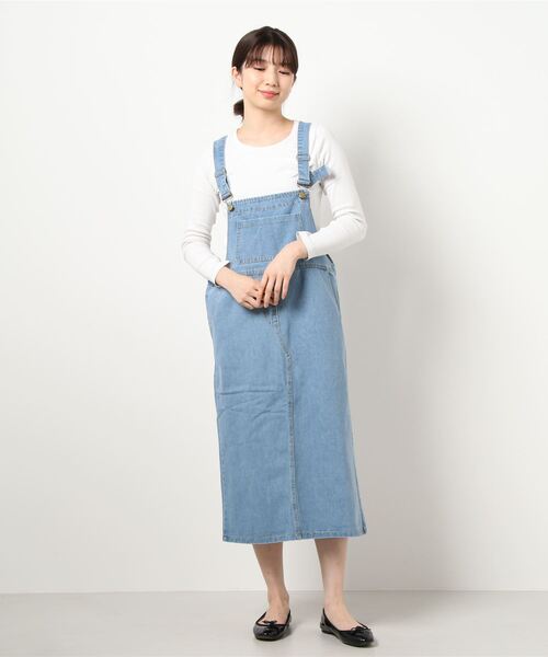 デニムオーバーオールスカート ジャンパースカート Anap Mimpi アナップミンピ のファッション通販 Zozotown