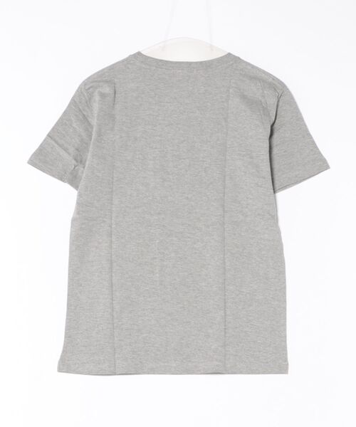 STYLEBLOCK（スタイルブロック）の「サガラ刺繍ロゴ半袖Tシャツ（Tシャツ/カットソー・メンズ・ブラック/ホワイト/杢グレー・L/M/LL）」の5枚目の写真