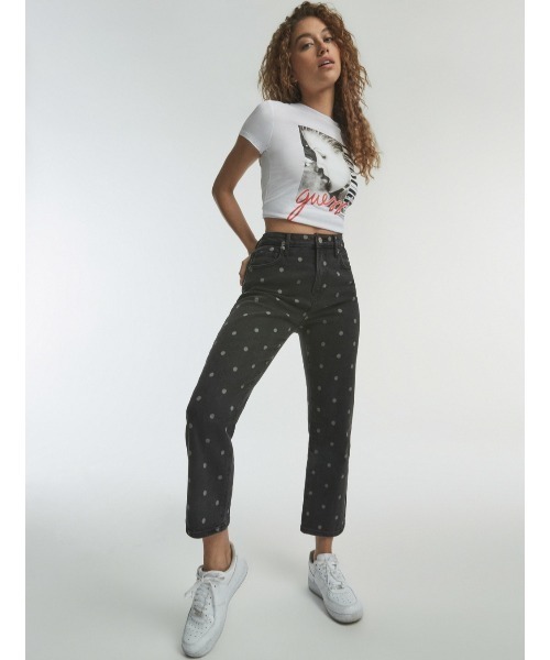 Guess(ゲス)の「GUESS Originals x PLEASURES Kiss Baby Tee(Tシャツ/カットソー・レディース・ホワイト/ブラック/レッド・MEDIUM/X-SMALL/SMALL)」の8枚目の写真