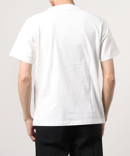 WEGO（ウィゴー）の「WEGO/シンプルロゴ刺繍半袖Tシャツ（Tシャツ/カットソー・メンズ・ホワイト/ブルー・SMALL/MEDIUM/LARGE）」の3枚目の写真