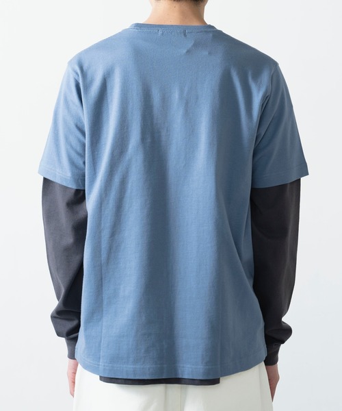 WEGO（ウィゴー）の「WEGO/シンプルロゴ刺繍半袖Tシャツ（Tシャツ/カットソー・メンズ・ホワイト/ブルー・SMALL/MEDIUM/LARGE）」の16枚目の写真