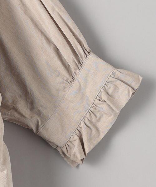 dahl'ia（ダリア）の「別注＜dahl'ia（ダリア）＞フリル シャツ（シャツ/ブラウス・レディース・ホワイト/ベージュ・FREE）」の7枚目の写真