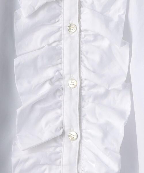 dahl'ia（ダリア）の「別注＜dahl'ia（ダリア）＞フリル シャツ（シャツ/ブラウス・レディース・ホワイト/ベージュ・FREE）」の11枚目の写真