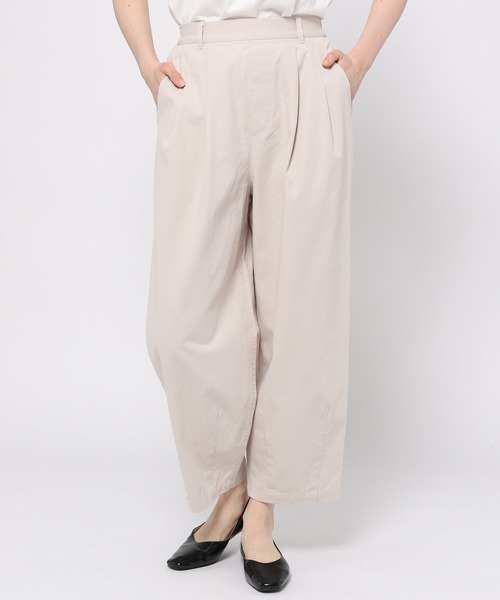 GLOBAL WORK（グローバルワーク）の「スラウチライトチノパンツ/938952（チノパンツ・レディース・アイボリー/ブラウン/ネイビー・SMALL/MEDIUM/LARGE）」の8枚目の写真