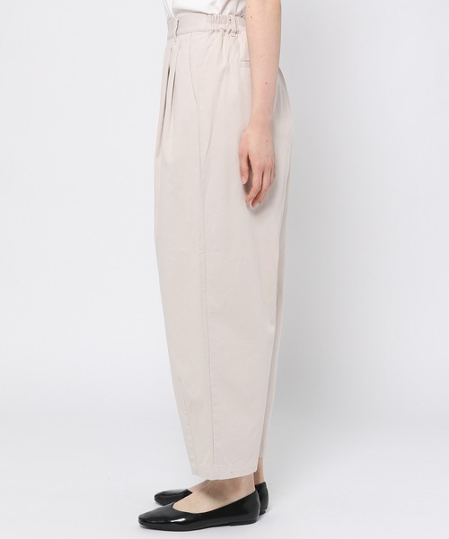 GLOBAL WORK（グローバルワーク）の「スラウチライトチノパンツ/938952（チノパンツ・レディース・アイボリー/ブラウン/ネイビー・SMALL/MEDIUM/LARGE）」の4枚目の写真