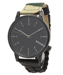 KOMONO. | ユニセックス コモノ 腕時計 ペイズリー チェック カモフラ柄 KOMONO WINSTON GALORE(アナログ腕時計)