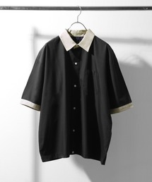 ZIP FIVE | 高密度T/Cブロードビックシルエット半端袖シャツ(シャツ/ブラウス)