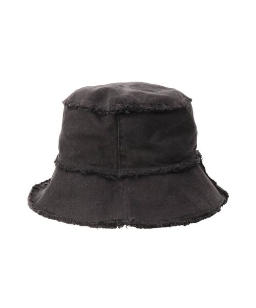 GYDA（ジェイダ）の「FRINGEバケットHAT（その他雑貨・レディース・チャコールグレー/ブラック・FREE）」の8枚目の写真