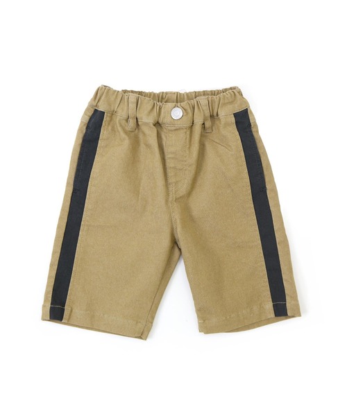 DILASH（ディラッシュ）の「ソフトパウダーストレッチハーフパンツ 5分丈（その他パンツ・キッズ・ベージュ/ブルー/チャコール・100/110/120/90/130/140/150/80）」の2枚目の写真