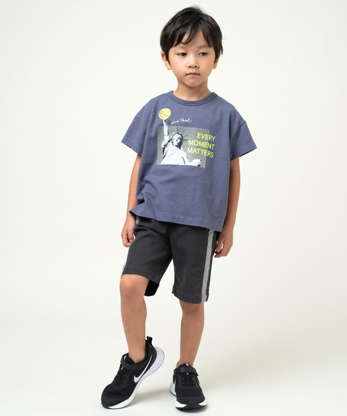 DILASH（ディラッシュ）の「ソフトパウダーストレッチハーフパンツ 5分丈（その他パンツ・キッズ・ベージュ/ブルー/チャコール・100/110/120/90/130/140/150/80）」の6枚目の写真