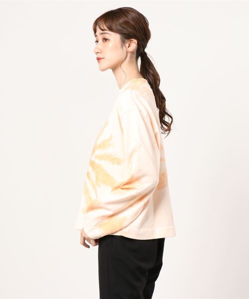 MAISON SCOTCH(メゾンスコッチ)の「タイダイ トレーナー【161674】(スウェット・レディース・オレンジ系その他・SMALL/MEDIUM)」の3枚目の写真