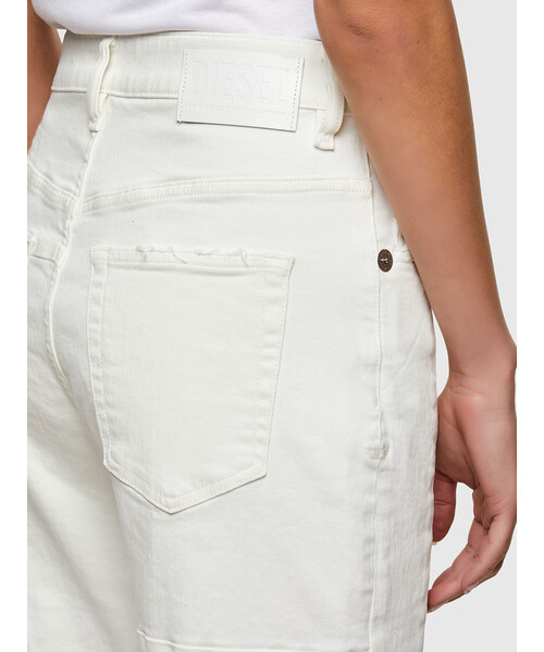 DIESEL（ディーゼル）の「DIESEL SS21 レディース ストレート ホワイト デニム（デニムパンツ・レディース・ホワイト・30inch/28inch/29inch/24inch/25inch/26inch/27inch/23inch）」の4枚目の写真