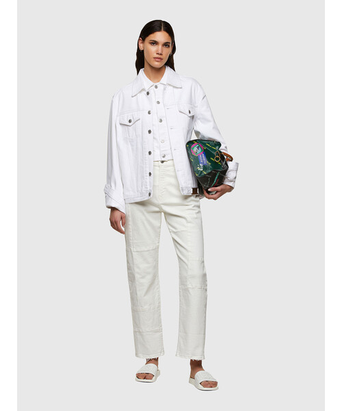 DIESEL（ディーゼル）の「DIESEL SS21 レディース ストレート ホワイト デニム（デニムパンツ・レディース・ホワイト・30inch/28inch/29inch/24inch/25inch/26inch/27inch/23inch）」の6枚目の写真