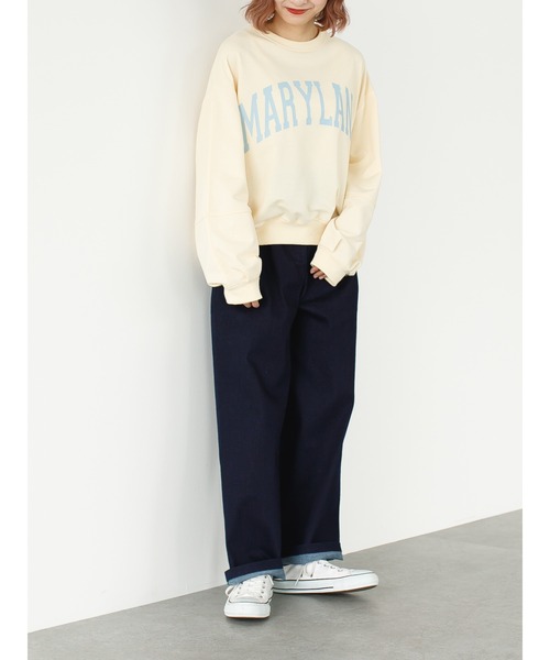 SLURR(スラ―)の「ストレッチタックデニムパンツ(デニムパンツ・レディース・インディゴブルー/ピンク系その他3/ダークブラウン・S/M)」の19枚目の写真