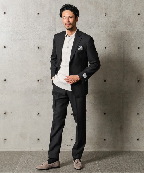 MEN'S BIGI（メンズビギ）の「12G鹿の子/メッシュボーダーポロシャツ（ポロシャツ・メンズ・ライトグレー/ブラウン/ターコイズブルー/ネイビー・02/03）」の21枚目の写真