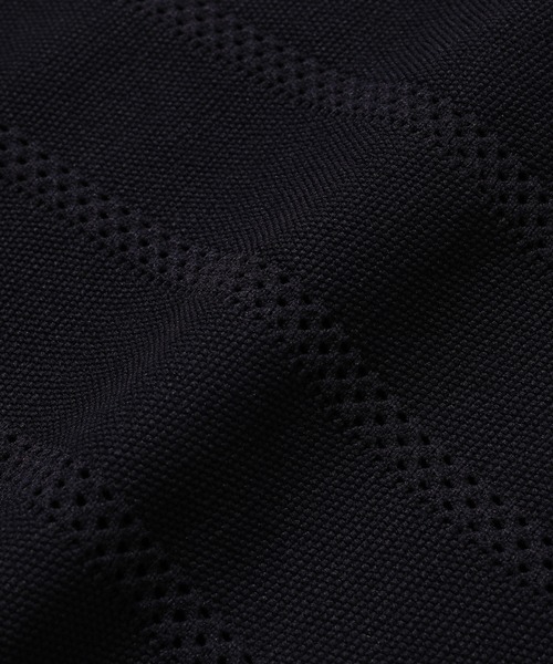 MEN'S BIGI（メンズビギ）の「12G鹿の子/メッシュボーダーポロシャツ（ポロシャツ・メンズ・ライトグレー/ブラウン/ターコイズブルー/ネイビー・02/03）」の15枚目の写真