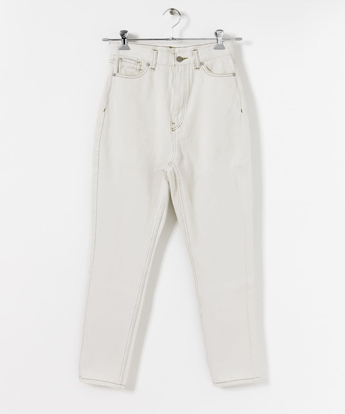 SENSE OF PLACE by URBAN RESEARCH（センスオブプレイスバイアーバンリサーチ）の「ハイウエストスリムフィットパンツ（その他パンツ・レディース・アイボリー・SMALL/MEDIUM）」の7枚目の写真