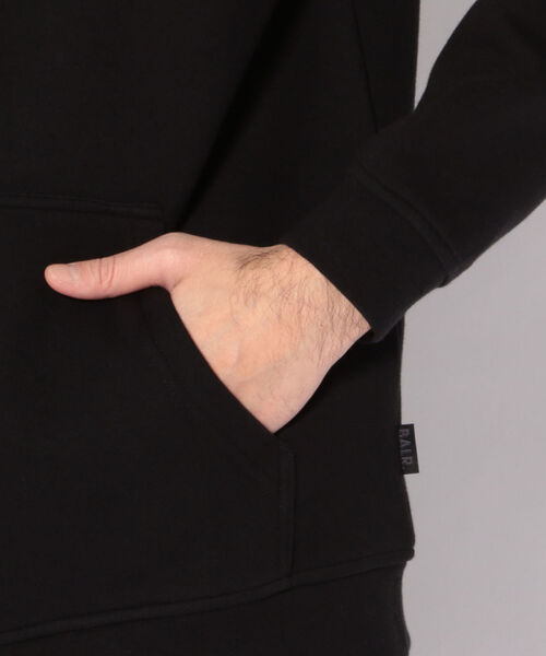 BALR.（ボーラー）の「BALR./ボーラー/Q-SERIES ZIPPED HOODIE/ジップフーディー/正規商品（パーカー・メンズ・ブラック/チャコール/ネイビー/グレー・MEDIUM/X-SMALL/SMALL/LARGE）」の10枚目の写真