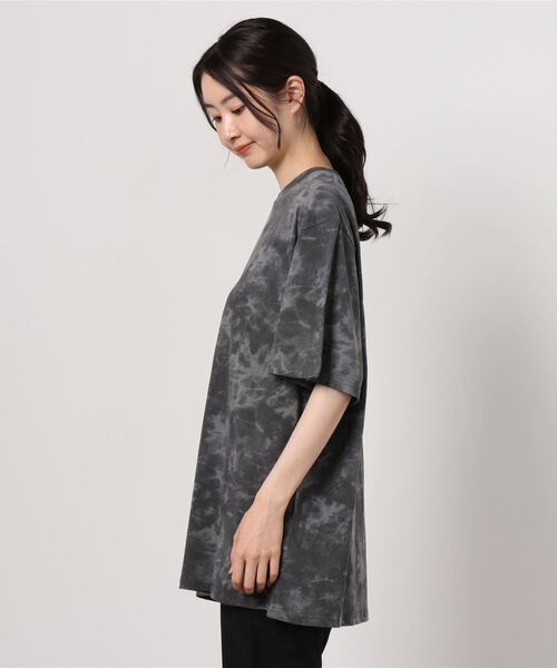 Figments(フィグメンツ)の「タイダイソリッドT(Tシャツ/カットソー・レディース・ブラック/グリーン・FREE)」の13枚目の写真