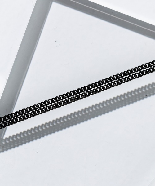 UNITED TOKYO（ユナイテッドトウキョウ）の「Tプレートネックレス（ネックレス・メンズ・ブラック/シルバー・FREE）」の9枚目の写真