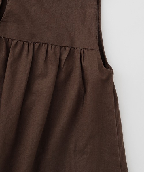 &yam(アンドヤム)の「コットンボイルバックデザインノースリーブブラウス(シャツ/ブラウス・キッズ・ピンク/グリーン/ブラウン・150-160cm/140-150cm/120-130cm/130-140cm/110-120cm)」の21枚目の写真