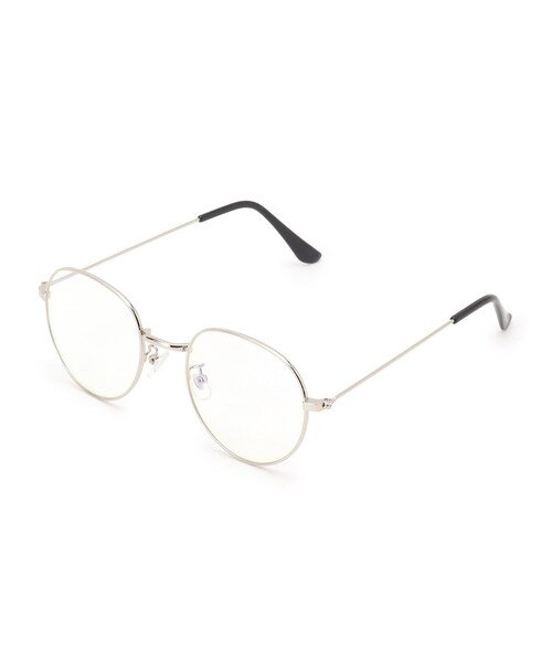 DRESKIP（ドレスキップ）の「◆【ブル－ライトカット】メタルフレームメガネ（サングラス・レディース・ゴールド/シルバー/ブラウン系・00）」の3枚目の写真