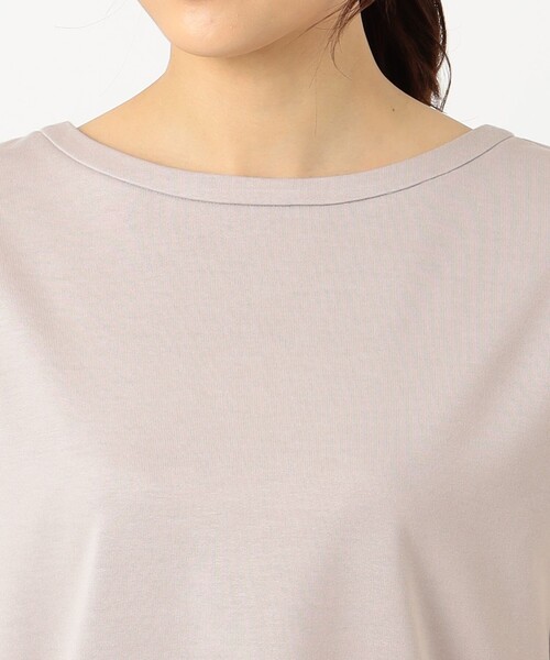 J.PRESS（ジェイプレス）の「【WEB限定】防汚Ｔシャツ フレンチスリーブ（Tシャツ/カットソー・レディース・ホワイト系/ベージュ系・T15/T13）」の14枚目の写真