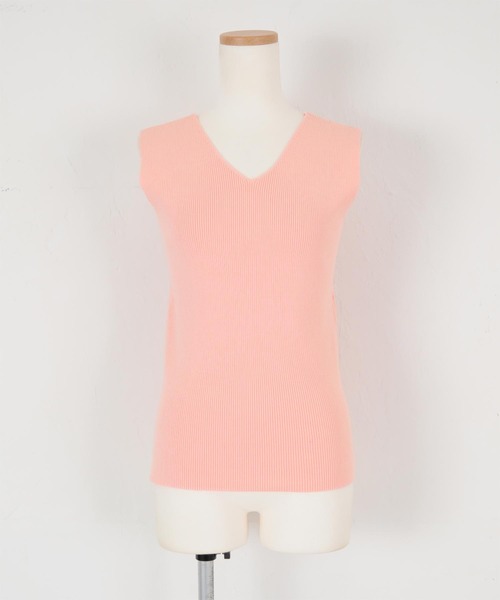 titivate（ティティベイト）の「ﾃﾞｻﾞｲﾝﾊﾞｯｸﾍﾞﾙﾄﾘﾌﾞﾆｯﾄﾀﾝｸ（タンクトップ・レディース・ブラック/パープル/ピンク/ライトベージュ・S/M）」の16枚目の写真