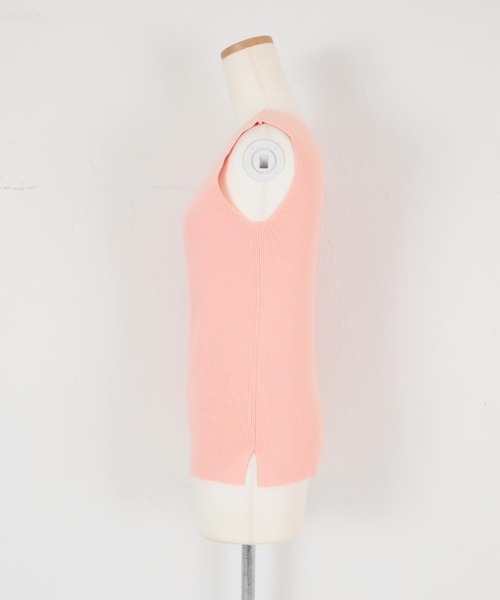 titivate（ティティベイト）の「ﾃﾞｻﾞｲﾝﾊﾞｯｸﾍﾞﾙﾄﾘﾌﾞﾆｯﾄﾀﾝｸ（タンクトップ・レディース・ブラック/パープル/ピンク/ライトベージュ・S/M）」の20枚目の写真