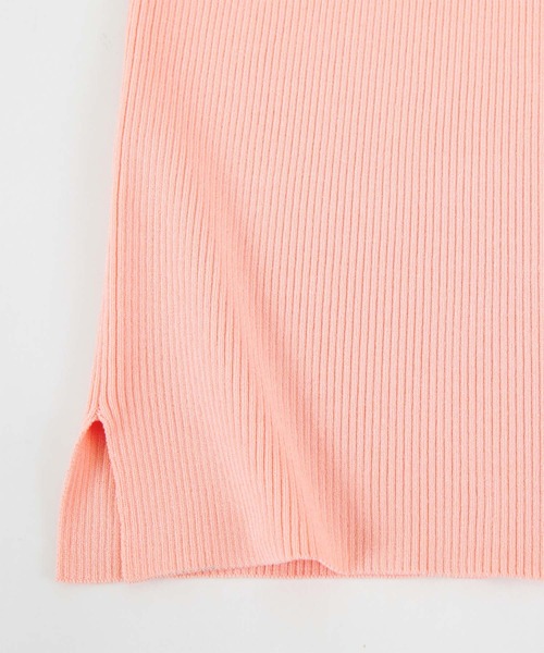 titivate（ティティベイト）の「ﾃﾞｻﾞｲﾝﾊﾞｯｸﾍﾞﾙﾄﾘﾌﾞﾆｯﾄﾀﾝｸ（タンクトップ・レディース・ブラック/パープル/ピンク/ライトベージュ・S/M）」の9枚目の写真