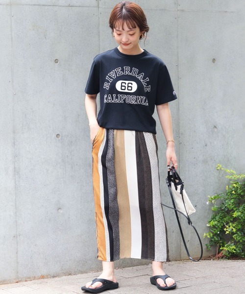 SLOBE IENA（スローブイエナ）の「マルチパターンストライプ