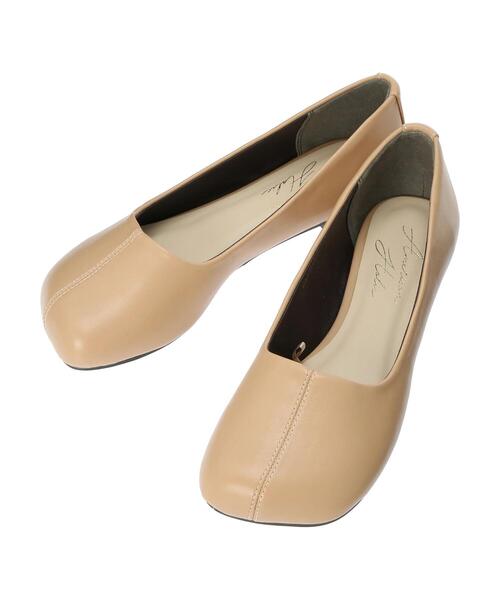 AMERICAN HOLIC(アメリカンホリック)の「オブリークトゥーフラットシューズ(パンプス・レディース・パイソン/ベージュ/アイボリー/ブラック/イエロー・M/S/L)」の13枚目の写真