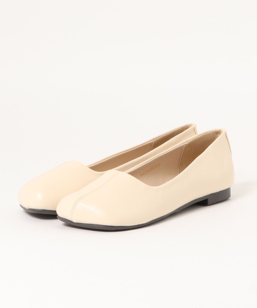 AMERICAN HOLIC(アメリカンホリック)の「オブリークトゥーフラットシューズ(パンプス・レディース・パイソン/ベージュ/アイボリー/ブラック/イエロー・M/S/L)」の15枚目の写真